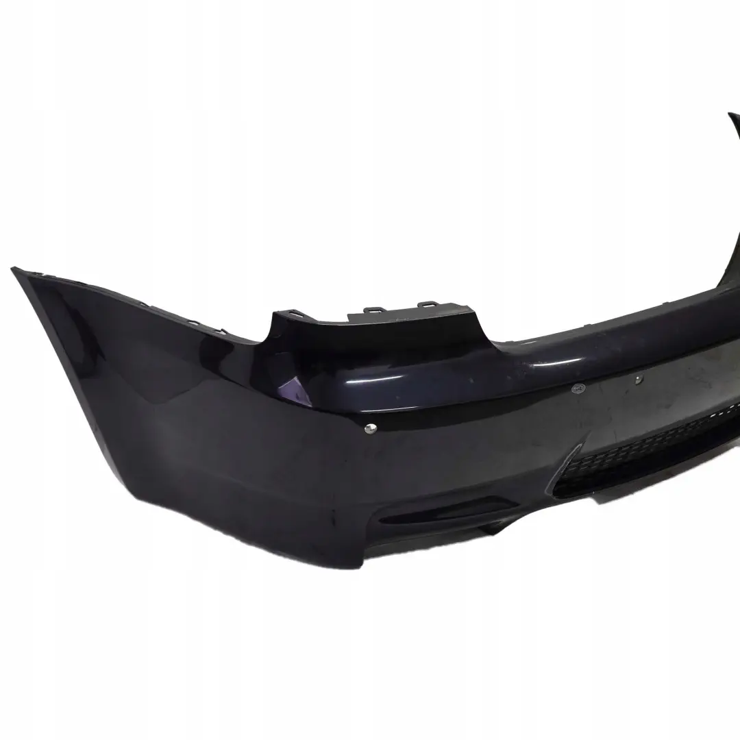 BMW 3 E92 E93 M3 Complete Rear Bumper PDC Jerezschwarz Black Metallic - A73 - SKU 0433104-JEREZ1 - Part number 0433104