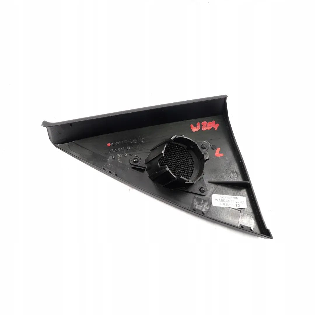 Mercedes-Benz C-Class W204 Front Left N/S Speaker Trim Cover Black  - SKU A2047200148 - Part number A2047200148