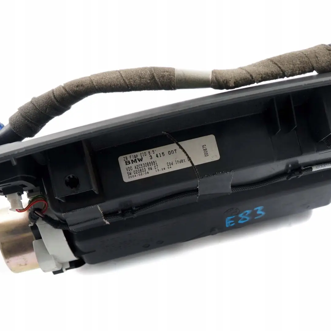 Boardmonitor Central Information Display Screen 6,5" to BMW X3 Series E83 with Part number 3415007 BMW X3 Series E83 Boardmonitor Central Information Display Screen 6,5" - SKU 3415007 - Part number 3415007