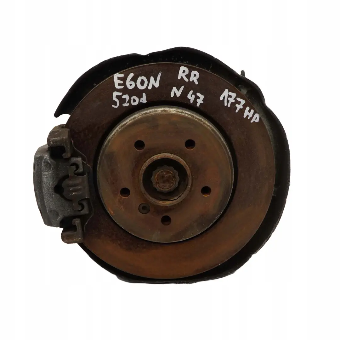 N47 Zwrotnica wahacz prawy tył 177HP do BMW E60 520d o numerze 6770906 BMW E60 520d N47 Zwrotnica wahacz prawy tył 177HP - SKU 6770906-18 - Numer Części 6770906