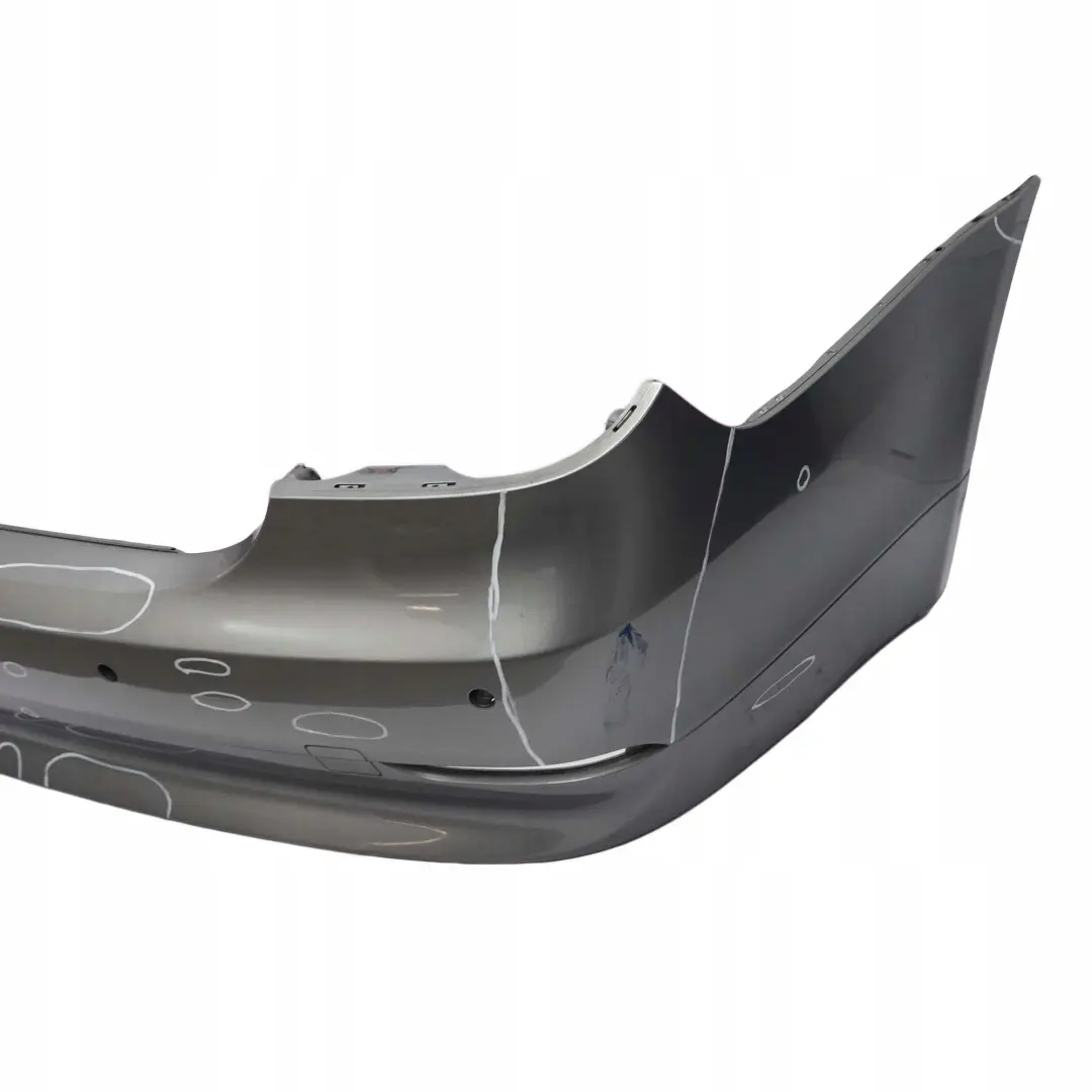 BMW 5 Series E60 5 Saloon Rear Bumper PDC Silbergrau Grey Metallic - A08 - SKU 0149318-SBG5 - Part number 0149318