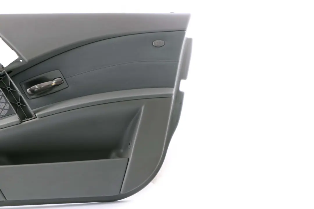 Door Card Lining Leather Trim Panel Front Right O/S Grey to BMW 5 Series E60 E61 2 with Part number 7076170 BMW 5 Series E60 E61 2 Door Card Lining Leather Trim Panel Front Right O/S Grey - SKU 7076170-2 - Part number 7076170
