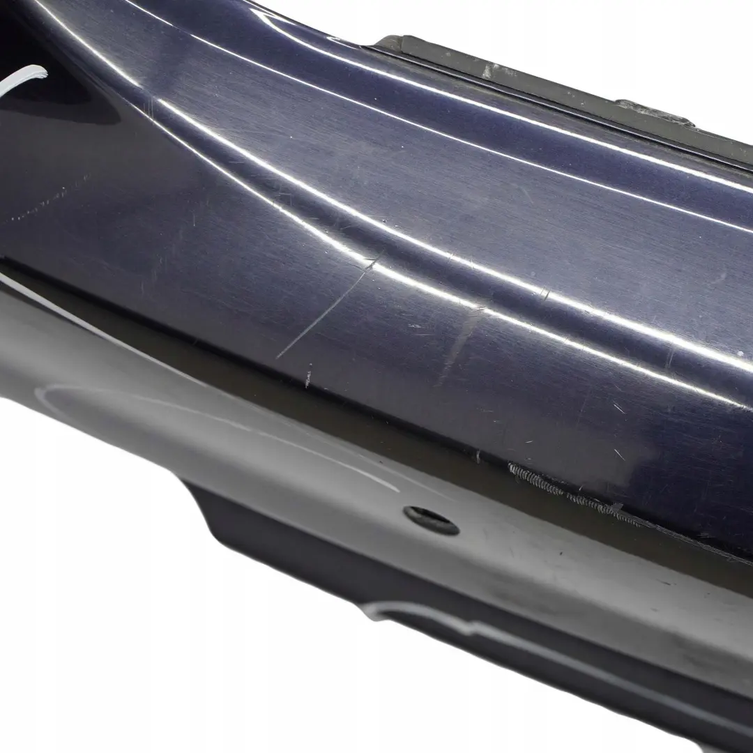 BMW 5 Series E60 LCI 1 Saloon Rear Bumper PDC Monacoblau Monaco Blue - A35 - SKU 0422349-MB1 - Part number 0422349