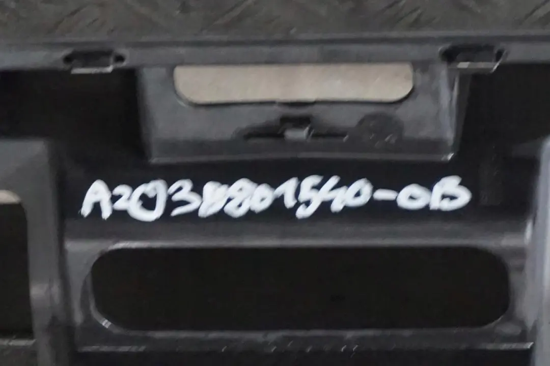 Mercedes CLC CL203 Rear Bumper Trim Panel Obsidian Black - 197U - SKU A2038801540-OB - Part number A2038801540