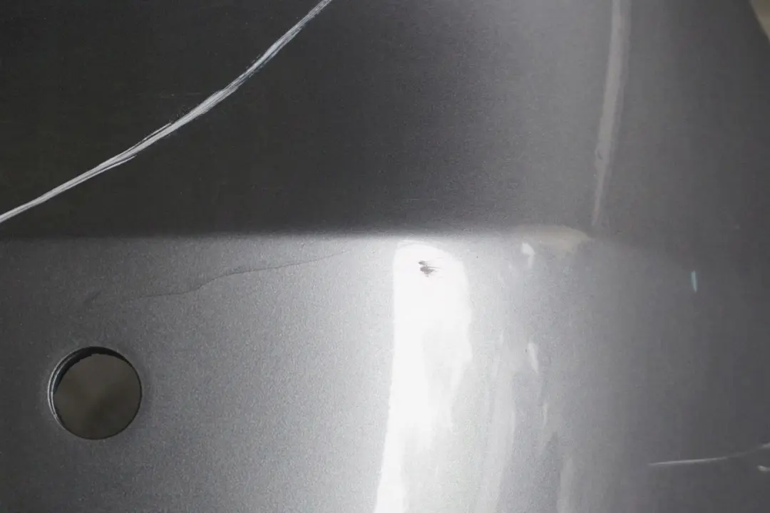 Bumper PDC Silbergrau Grey Metallic - A08 to BMW 5 Series E60 2 Saloon Rear with Part number 0149318 BMW 5 Series E60 2 Saloon Rear Bumper PDC Silbergrau Grey Metallic - A08 - SKU 0149318-SBG2 - Part number 0149318