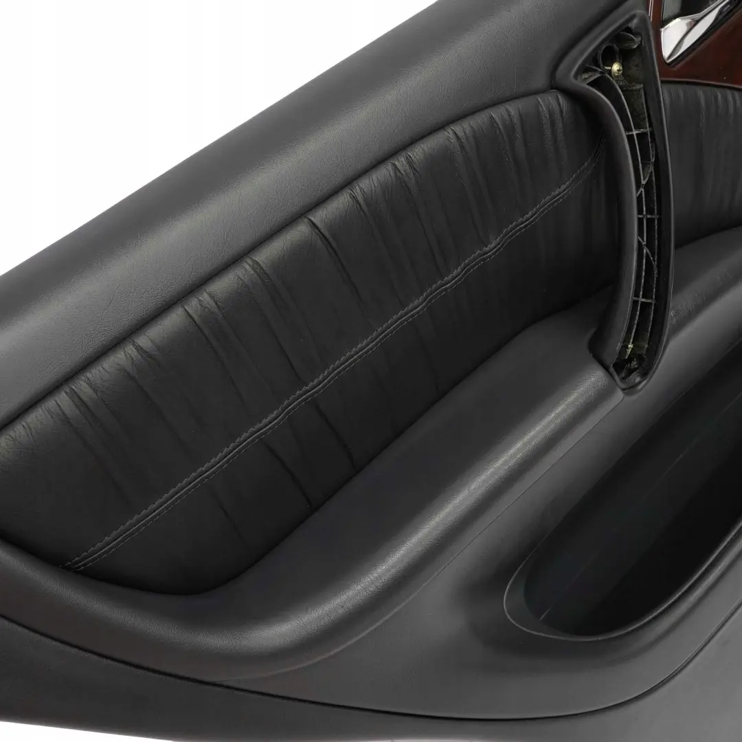 Mercedes-Benz ML W163 Rear Left N/S Door Card Trim Panel Black Leather - SKU A1637301970 - Part number A1637301970