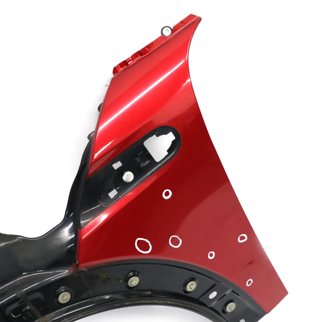 Panel Lateral Delantero Ala Izquierda Pintado Rojo para Mini Cooper R55 R56 R57 con número de pieza 2754725 Mini Cooper R55 R56 R57 Panel Lateral Delantero Ala Izquierda Pintado Rojo - SKU 2754725-RED - Número de pieza 2754725