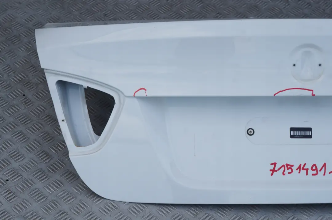BMW E90 Klapa bagażnika tył tylna Alpinweiss 300 - SKU 7151491-AW1 - Numer Części 7151491