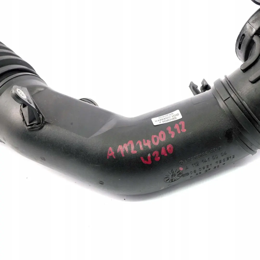  Mercedes-Benz E-Class W210 M112 Petrol Air Intake Hose Pipe Tube A1121410004 - SKU A1121400312 - Part number A1121400312