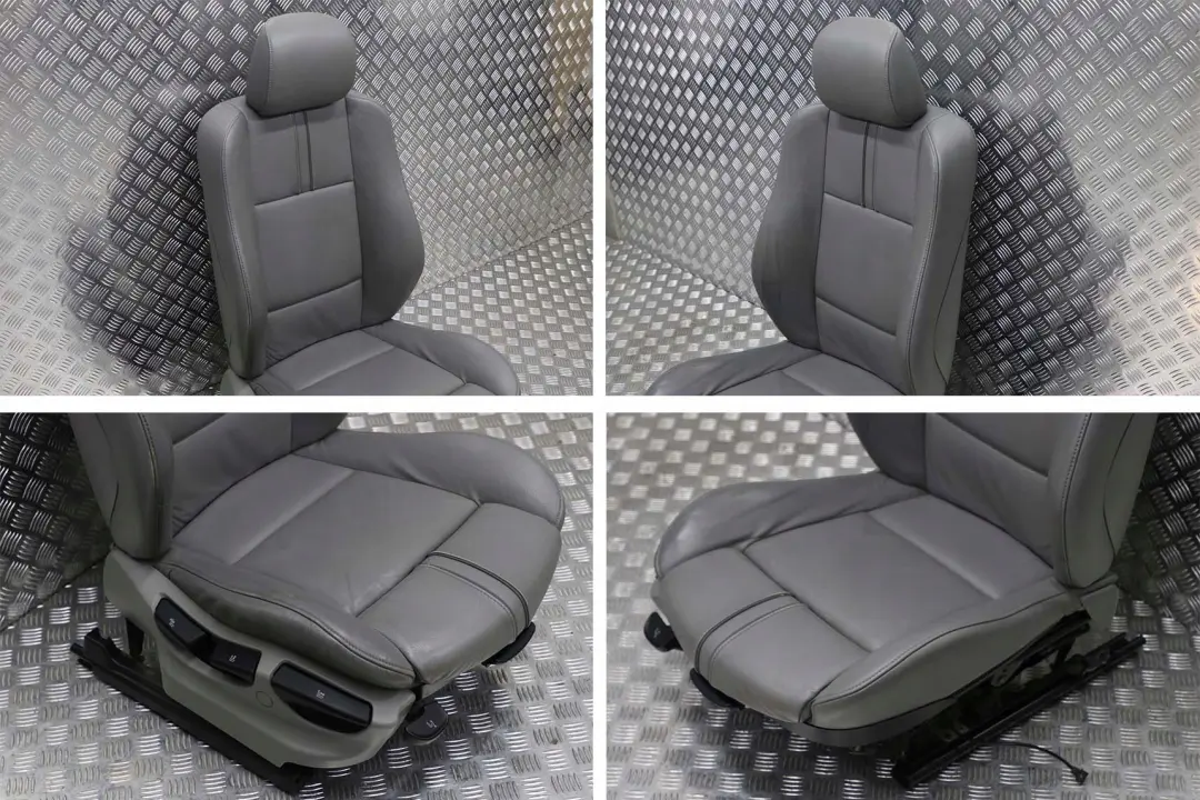 Front Left N/S Sports Leather Seat Ambiente Grey to BMW X3 Series E83 with Part number 3412155 BMW X3 Series E83 Front Left N/S Sports Leather Seat Ambiente Grey - SKU 3412155 - Part number 3412155