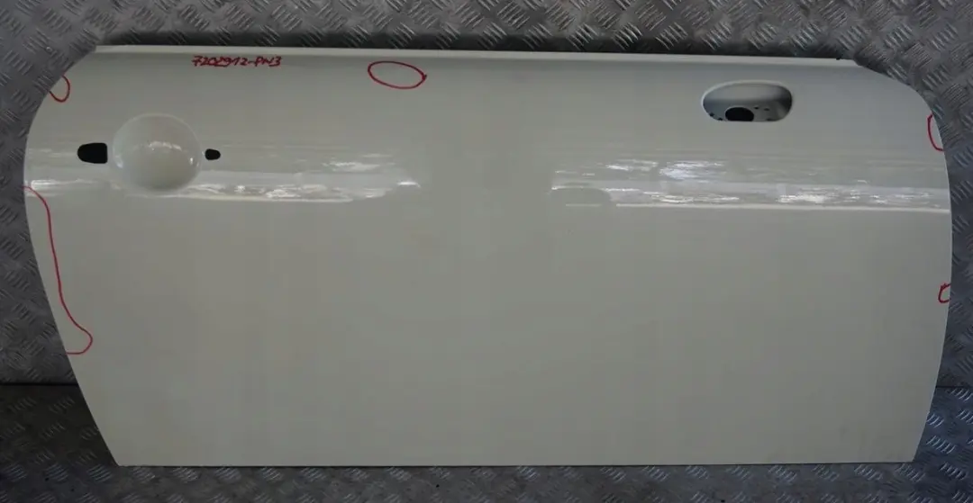 Mini Cooper R50 R52 R53 3 TĂĽr Vorne Rechts Pepper White Weiss - 850 - SKU 7202912-PW3 - Teilenummer 7202912