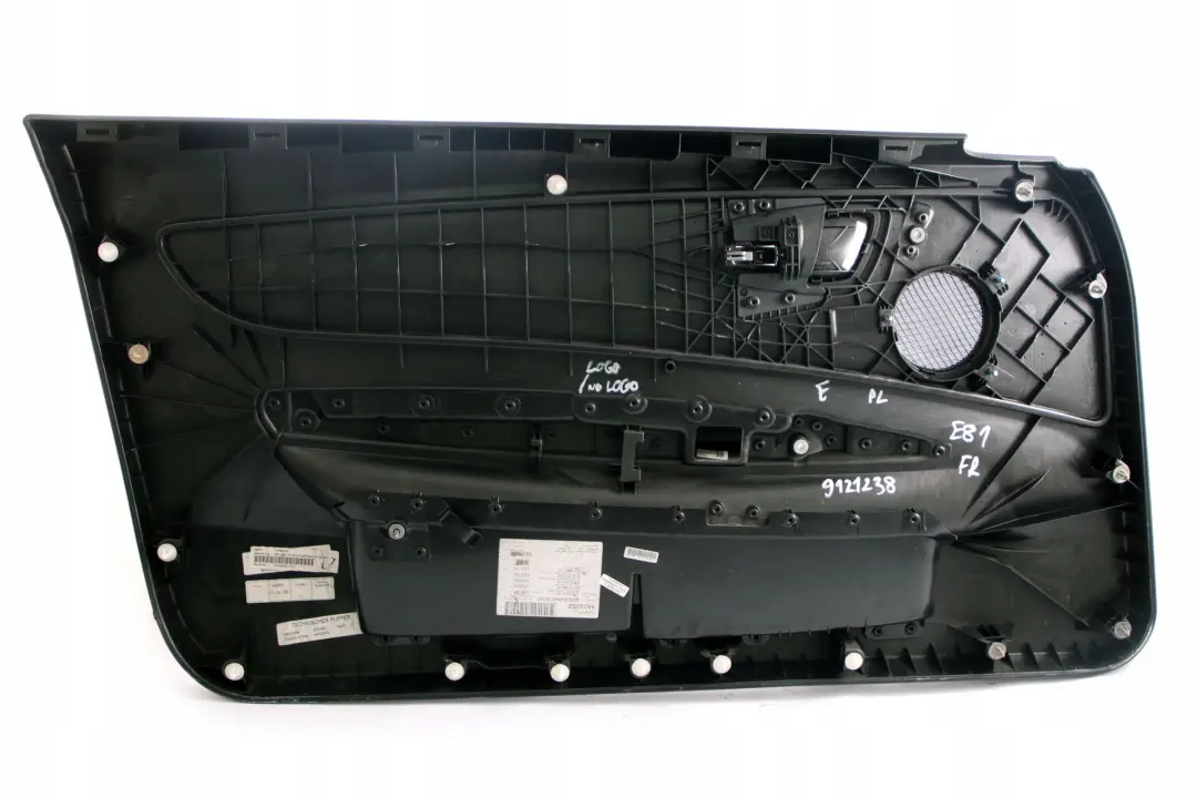Door Card Trim Panel Front Right O/S Cloth Network Cranberry Red BMW 1 E81 E82 - SKU 9121238 - Part number 9121238