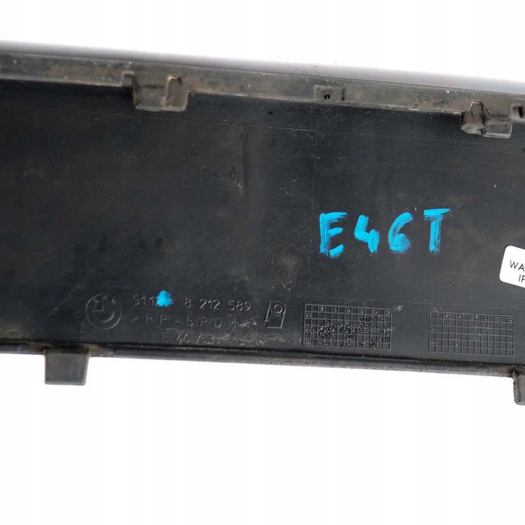 Stossleiste Choc-Receveur Couverture Arriere Centre pour BMW E46 Touring à propos du numéro de pièce 8212589 BMW E46 Touring Stossleiste Choc-Receveur Couverture Arriere Centre - SKU 8212589 - Numéro de pièce 8212589