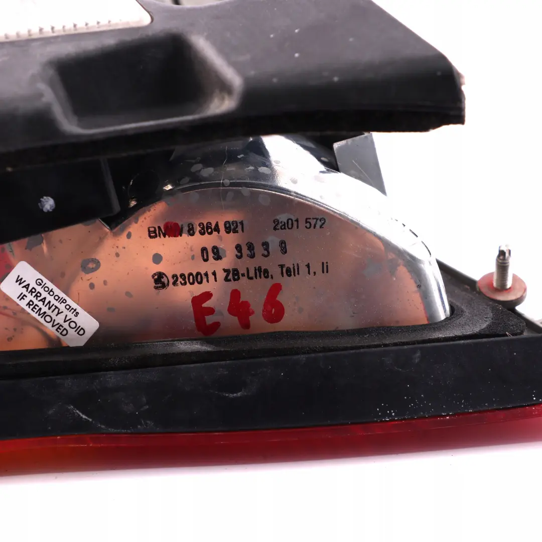 Berline Feu Arriere Panneau Laterale a Gauche Blanc pour BMW E46 à propos du numéro de pièce 8364921 BMW E46 Berline Feu Arriere Panneau Laterale a Gauche Blanc - SKU 8364921 - Numéro de pièce 8364921