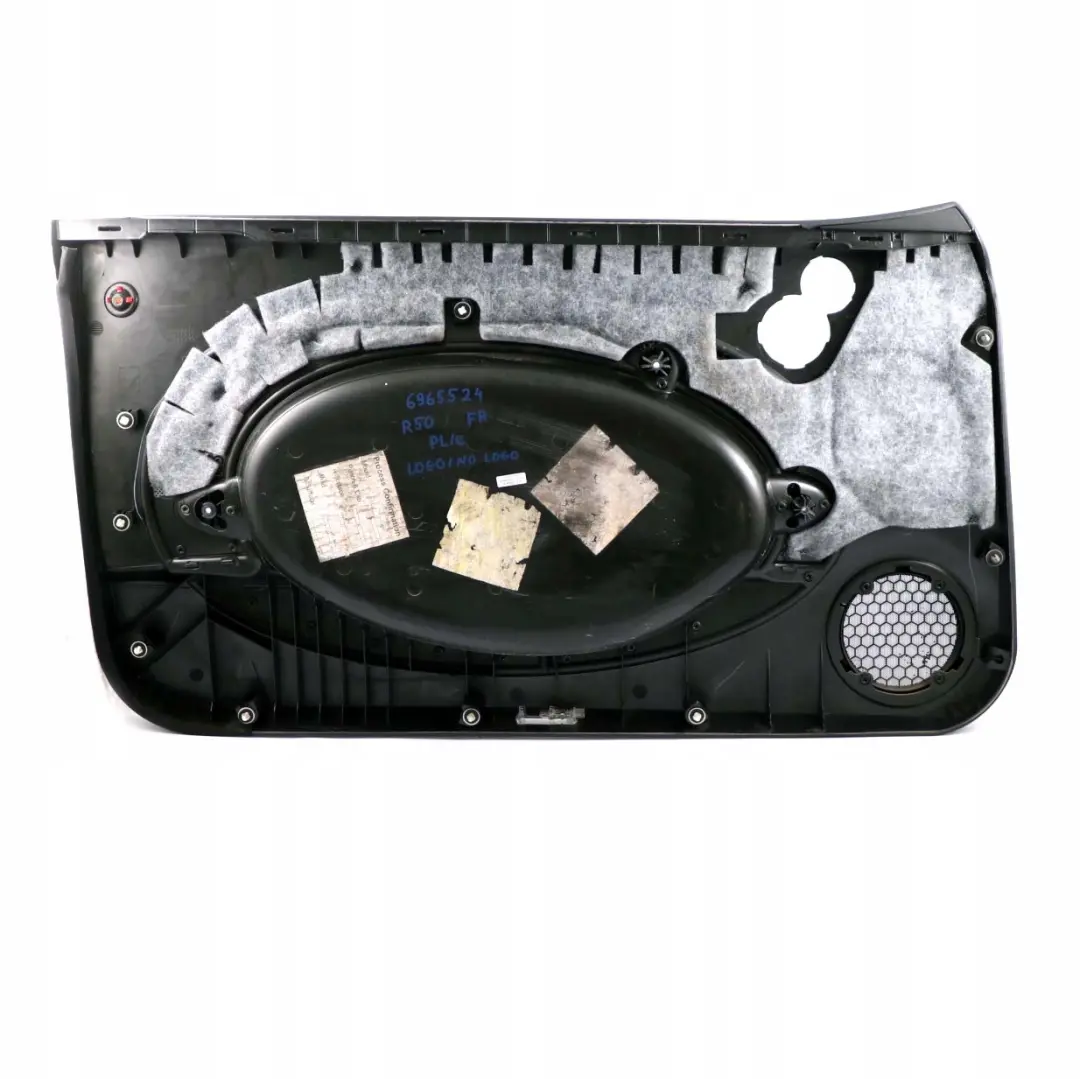 Front Right O/S Door Card Side Trim Panther Black to BMW Mini R50 R53 Mini Seven with Part number 6965524 BMW Mini R50 R53 Mini Seven Front Right O/S Door Card Side Trim Panther Black - SKU 6965524 - Part number 6965524