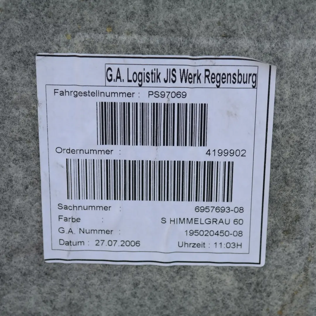 Podsufitka profilowana grau szara do BMW E92 o numerze 51449114173 BMW E92 Podsufitka profilowana grau szara - SKU 9114173 - Numer Części 51449114173