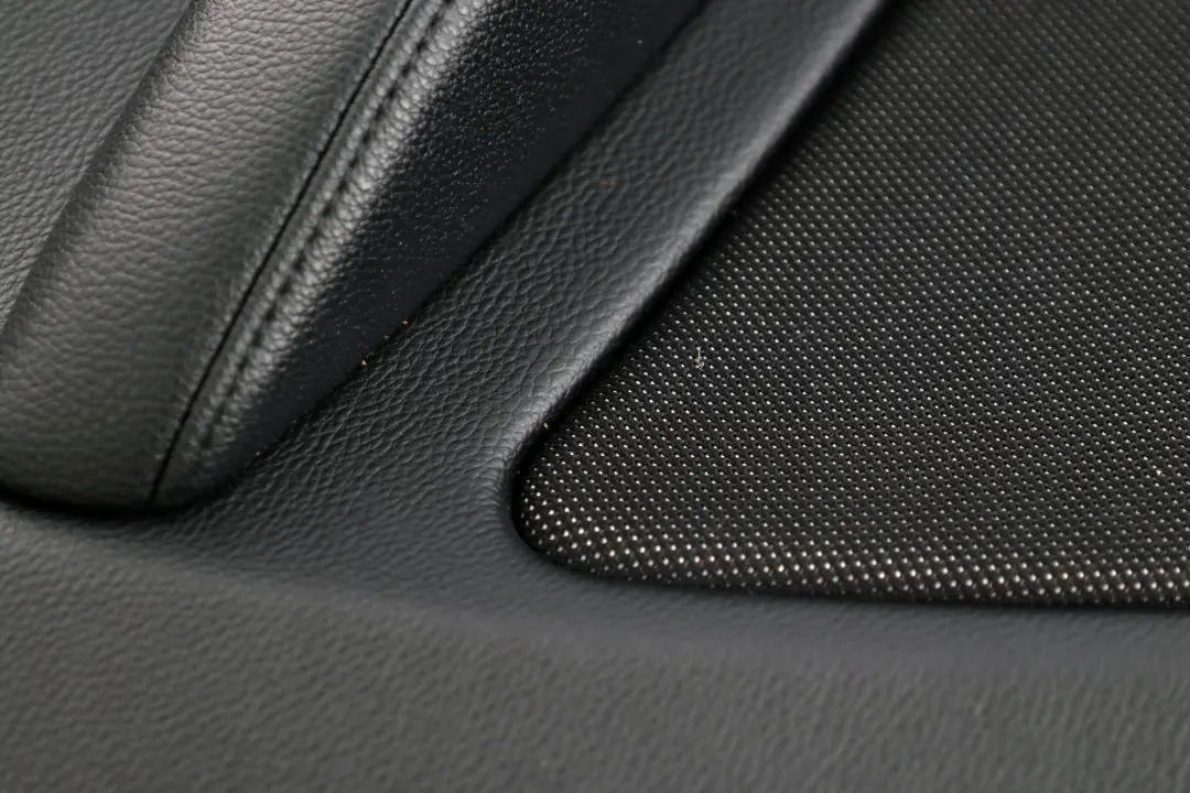 Left N/S Trim Panel Door Card Cloth Network Anthracite to BMW 1 Series E81 Rear with Part number 9121319 BMW 1 Series E81 Rear Left N/S Trim Panel Door Card Cloth Network Anthracite - SKU 9121319 - Part number 9121319