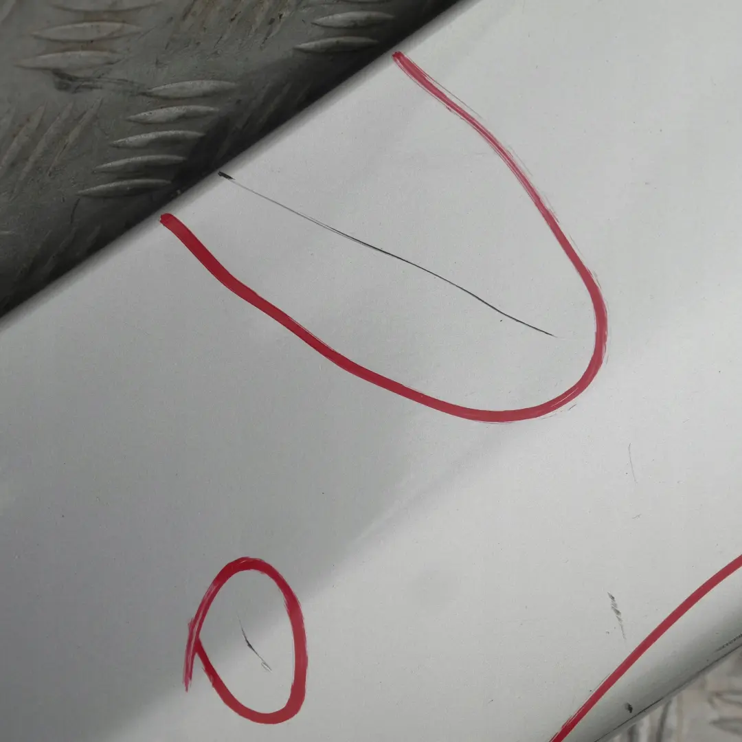 BMW E90 E91 Listello Portiera Apertura Gonna SX Argento-Titanio' Argento - SKU 0032951-TS3 - Numero di parte 32951