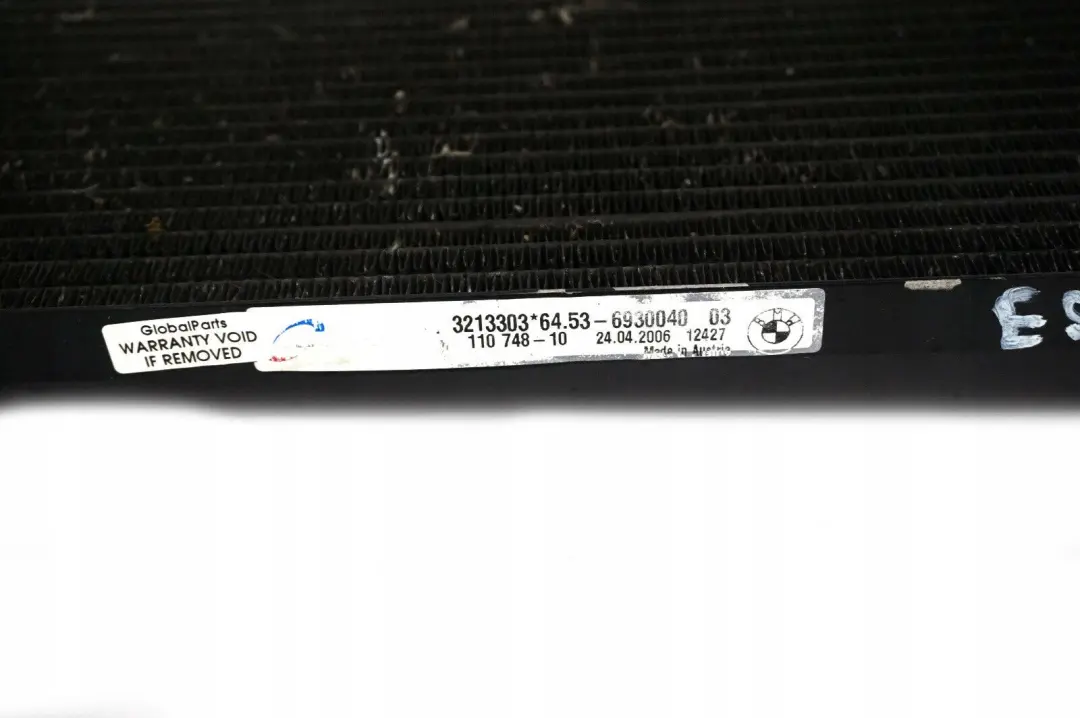 BMW E81 E87 E90 E91 E92 Radiator AC Rad Condenser Petrol - SKU 6930040 - Part number 6930040