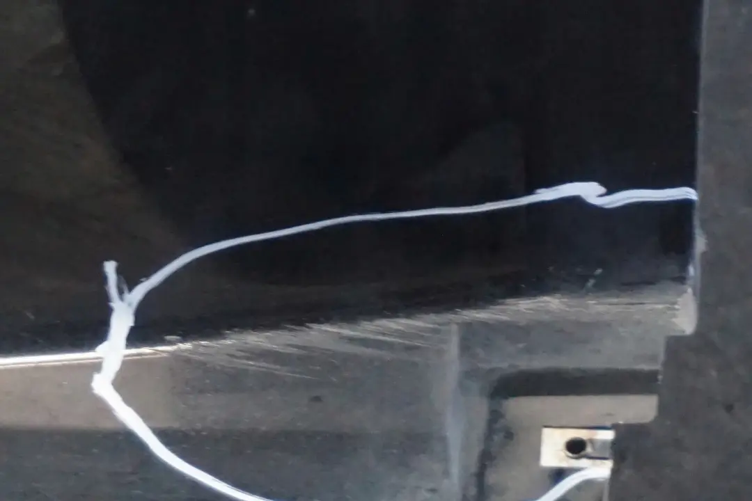 BMW E60 E61 LCI Listello Portiera Apertura Gonna Destro Nero 2 - 668 - SKU 0422465-SCH1 - Numero di parte 0422465