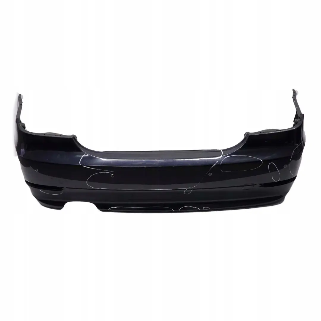 BMW 5 Series E60 LCI 1 Saloon Rear Bumper PDC Monacoblau Monaco Blue - A35 - SKU 0422349-MB1 - Part number 0422349