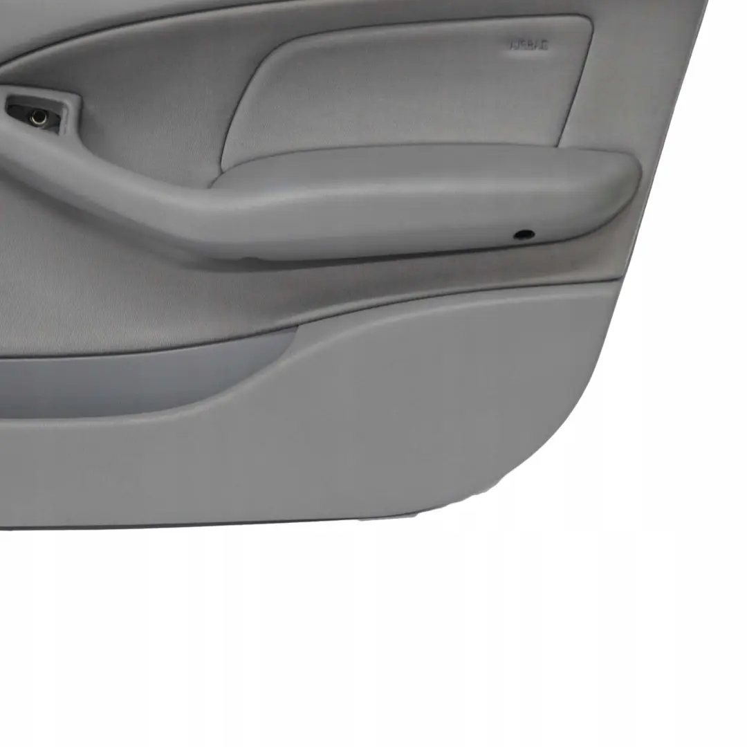 BMW 3 E46 Saloon Touring Front Right O/S Trim Panel Door Card Cloth Fabric Grey - SKU 7043054 - Part number 7043054