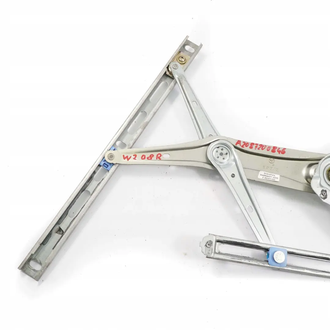 Mercedes-Benz CLK-Class W208 Front Right O/S Door Window Regulator Lifter to with Part number A2087200846 Mercedes-Benz CLK-Class W208 Front Right O/S Door Window Regulator Lifter - SKU A2087200846 - Part number A2087200846