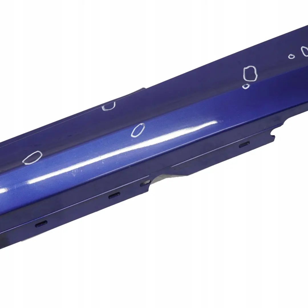 BMW E81 E82 E88 2 Sill Strip Faldon Lateral Izquierdo Montegoblau Azul - A51 - SKU 0036143-MTB2 - Número de pieza 0036143