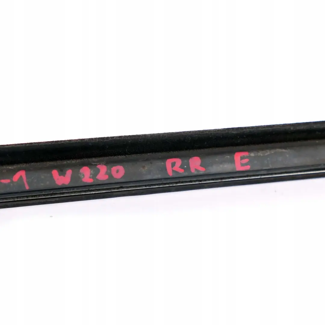 Mercedes-Benz S W220 Seal Sealing Rail Left Right N/O/S Rear Door to with Part number A2207300724 Mercedes-Benz S W220 Seal Sealing Rail Left Right N/O/S Rear Door - SKU A2207300724 - Part number A2207300724