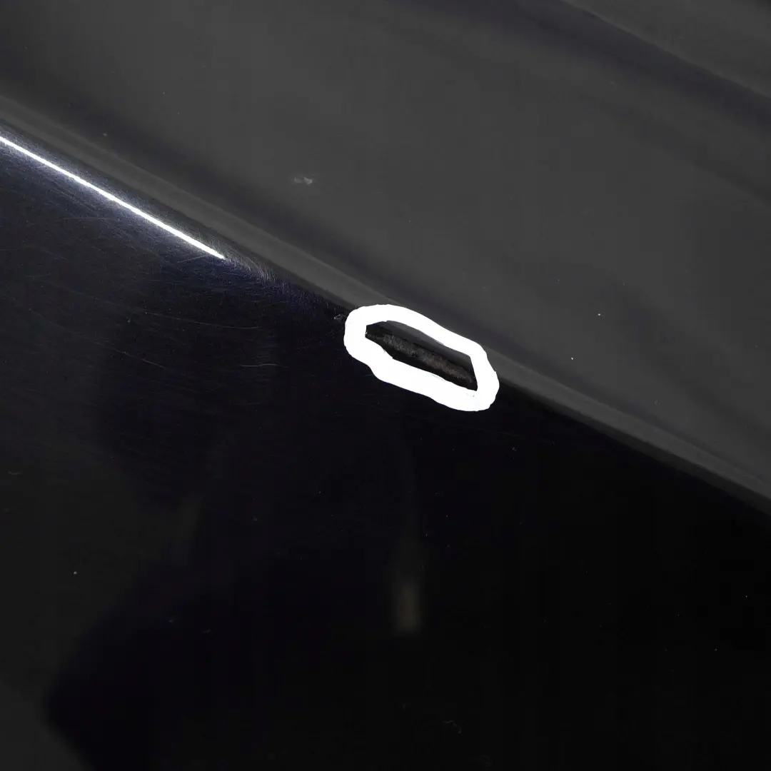 BMW 3 E92 E93 M3 Complete Rear Bumper PDC Jerezschwarz Black Metallic - A73 - SKU 0433104-JEREZ1 - Part number 0433104