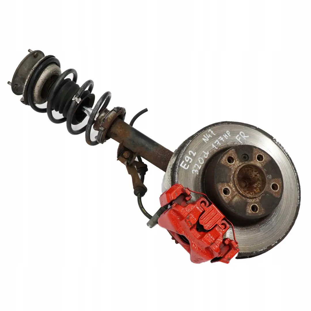 N47 M Sport Front Right O/S Spring Strut Leg Suspension Brake Hub to BMW 3 E92 320d with Part number 6780080 BMW 3 E92 320d N47 M Sport Front Right O/S Spring Strut Leg Suspension Brake Hub - SKU 6780080 - Part number 6780080