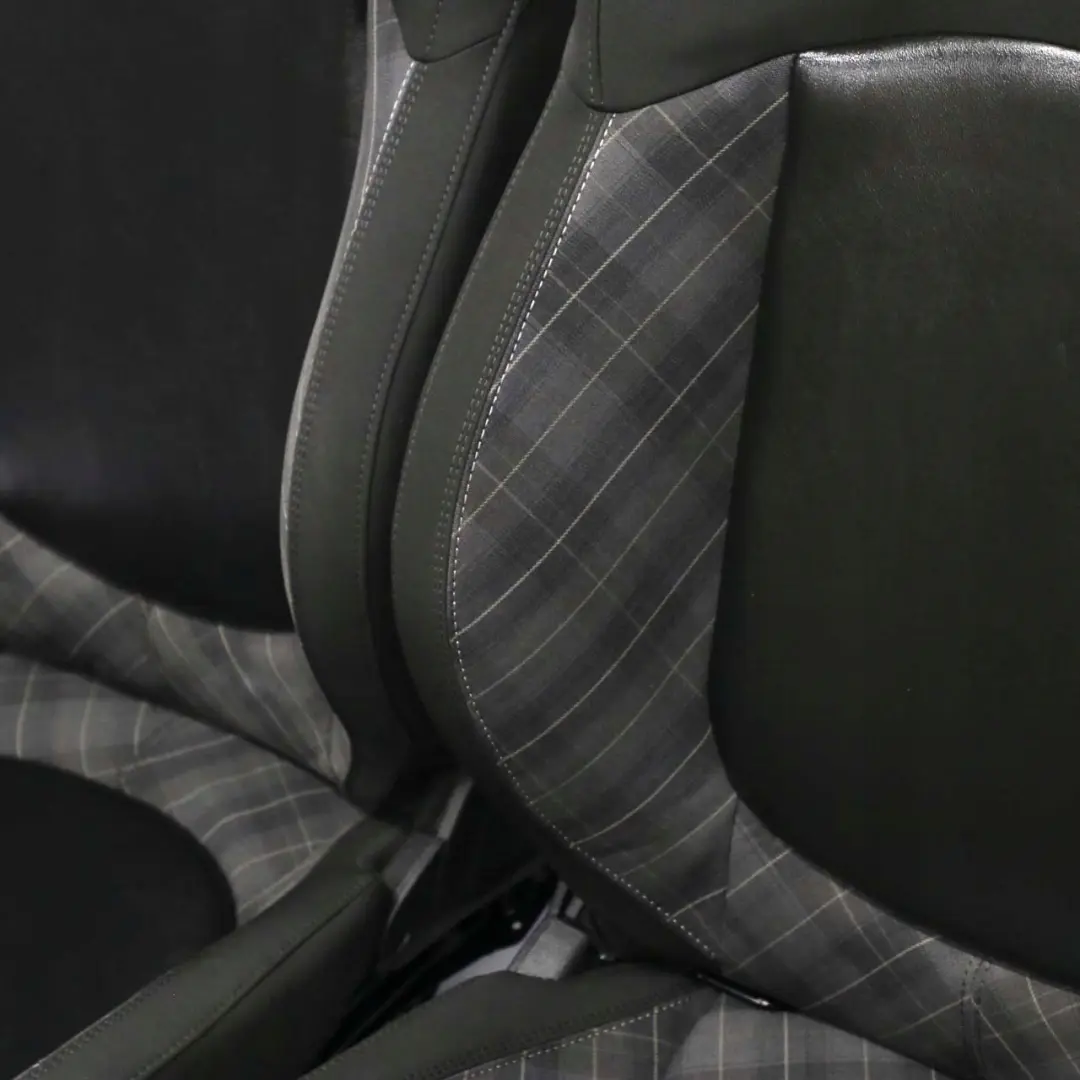 BMW Mini Cooper One Fabric Cloth / Leather Interior Sport Seats Carbon Black - SKU F55 Fabric / Leather Sport Seats (FYE1) - Part number F55