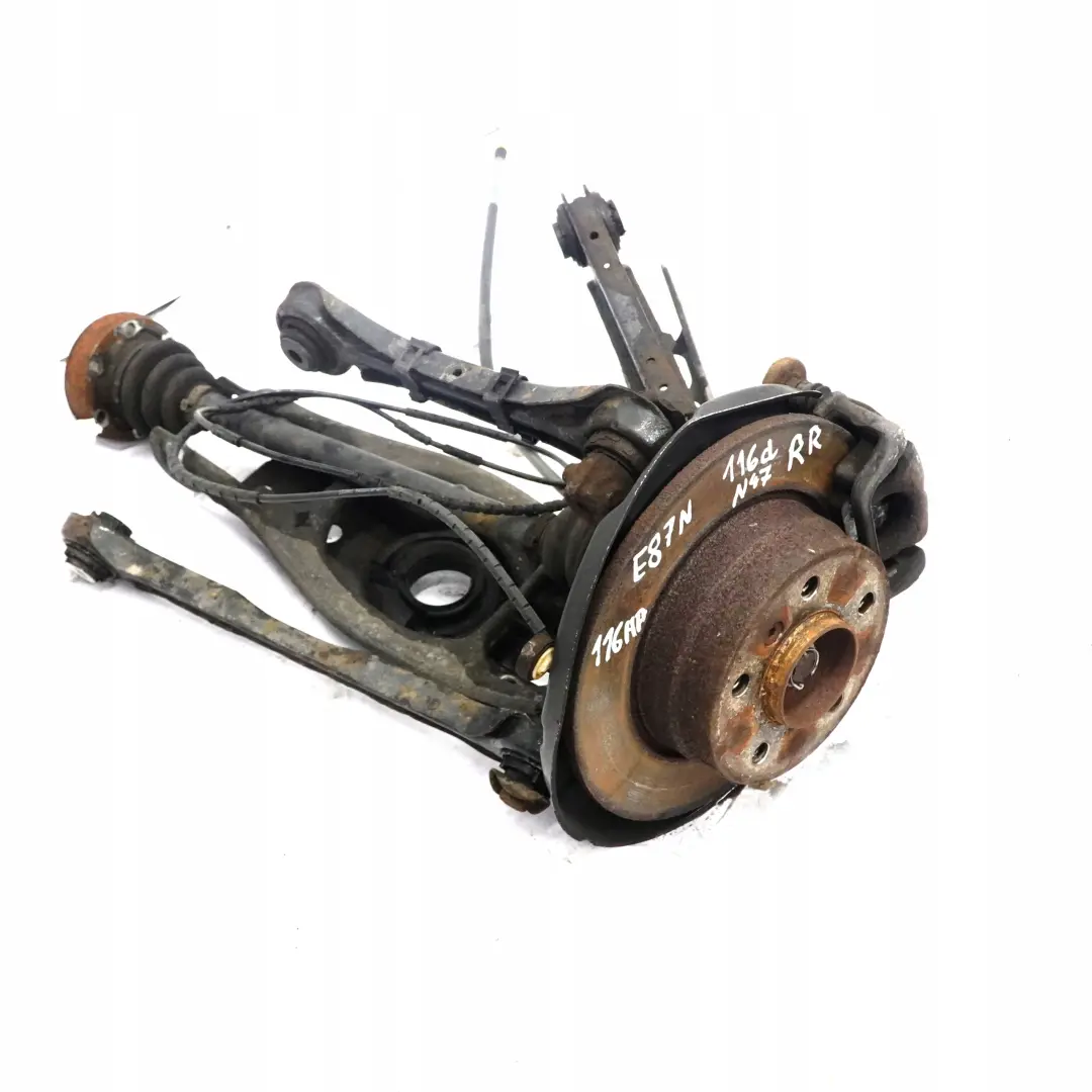 N47 Trasera Derecha Suspension Pierna Eje Disco De Freno para BMW E81 E87 LCI 116d con número de pieza 6774810 BMW E81 E87 LCI 116d N47 Trasera Derecha Suspension Pierna Eje Disco De Freno - SKU 6774810-32 - Número de pieza 6774810