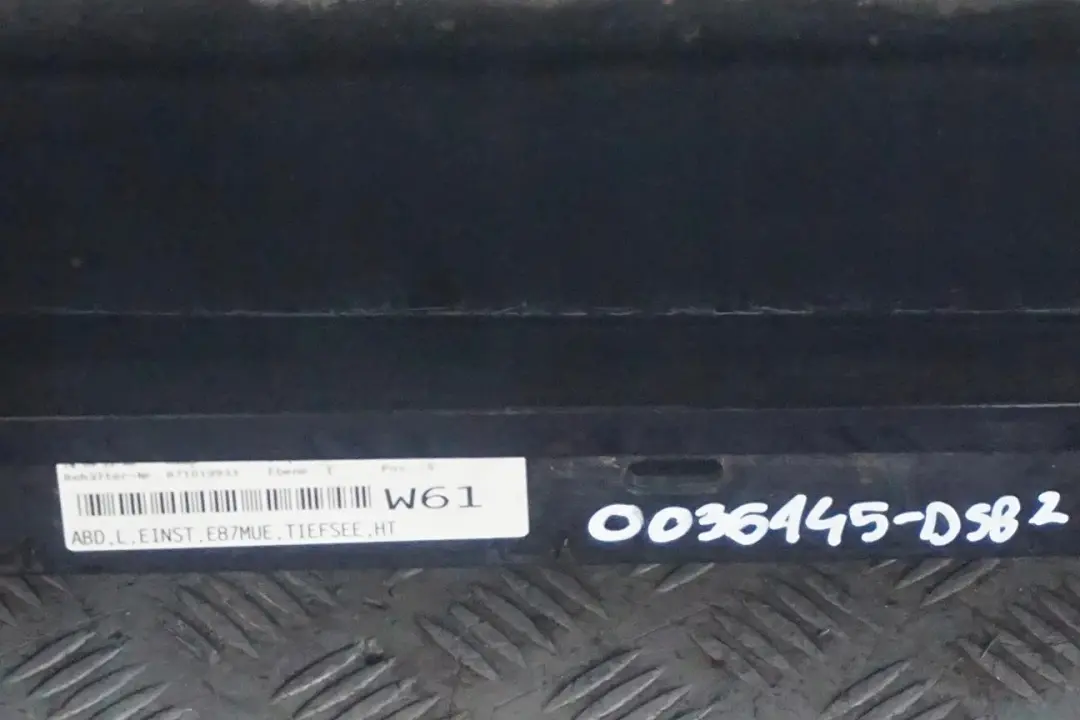 BMW E87 LCI Listello Portiera Apertura Gonna SX Blu Acque Profonde Blu - A76 - SKU 0036145-DSB2 - Numero di parte 0036145