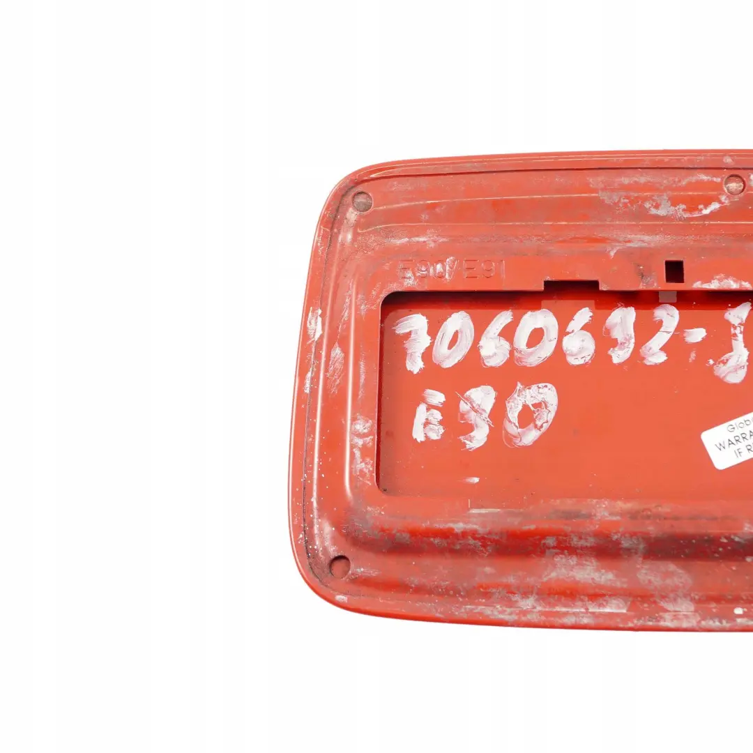 Filler Fill in Flap Cover Japanrot Red 438 to BMW 3 Series E90 E91 LCI Fuel with Part number 7060692 BMW 3 Series E90 E91 LCI Fuel Filler Fill in Flap Cover Japanrot Red 438 - SKU 7060692-JR - Part number 7060692