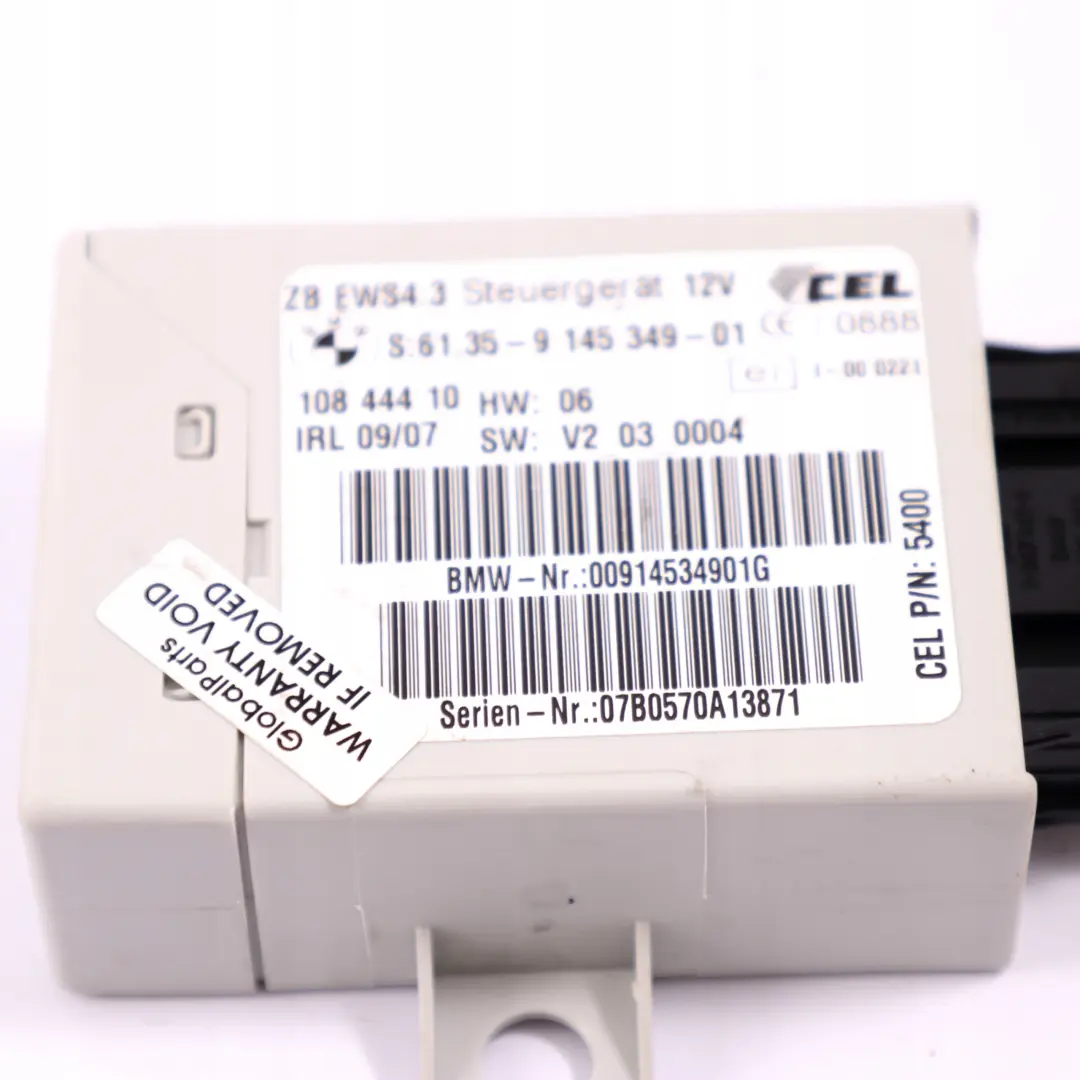 Motor M47N2 150PS ECU Steuergerät + EWS3 + Schlüssel BMW X3 E83 2.0d - SKU 7805349-1 - Teilenummer 7805349