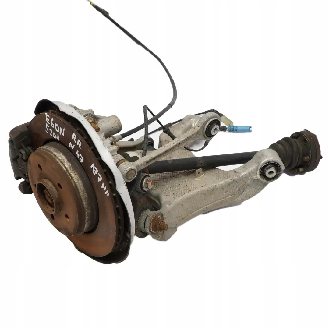 N47 Zwrotnica wahacz prawy tył 177HP do BMW E60 520d o numerze 6770906 BMW E60 520d N47 Zwrotnica wahacz prawy tył 177HP - SKU 6770906-18 - Numer Części 6770906