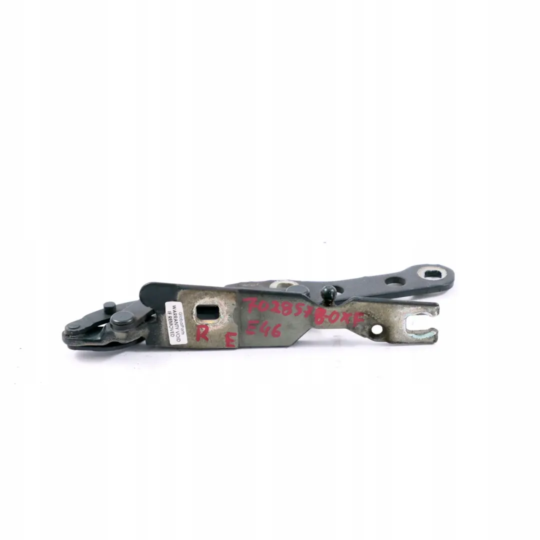 BMW 3 Series E46 Right Engine Hood Hinge Bonnet O/S Oxfordgruen Green - 430 - SKU 7028578-OXF - Part number 7028578
