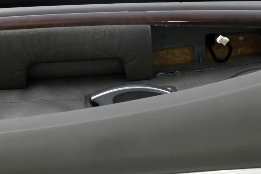 BMW 7 Series E65 Rear Right O/S Door Card Grey Leather Lining Trim Panel - SKU 7038710 - Part number 7038710