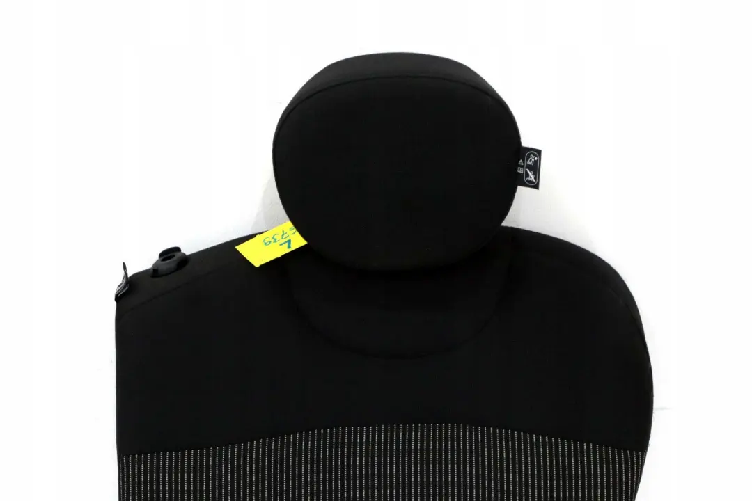 BMW Mini Clubman R55 Rear Left N/S Cloth Leather Seat Cushion Backrest Black - SKU 2756739 - Part number 2756739