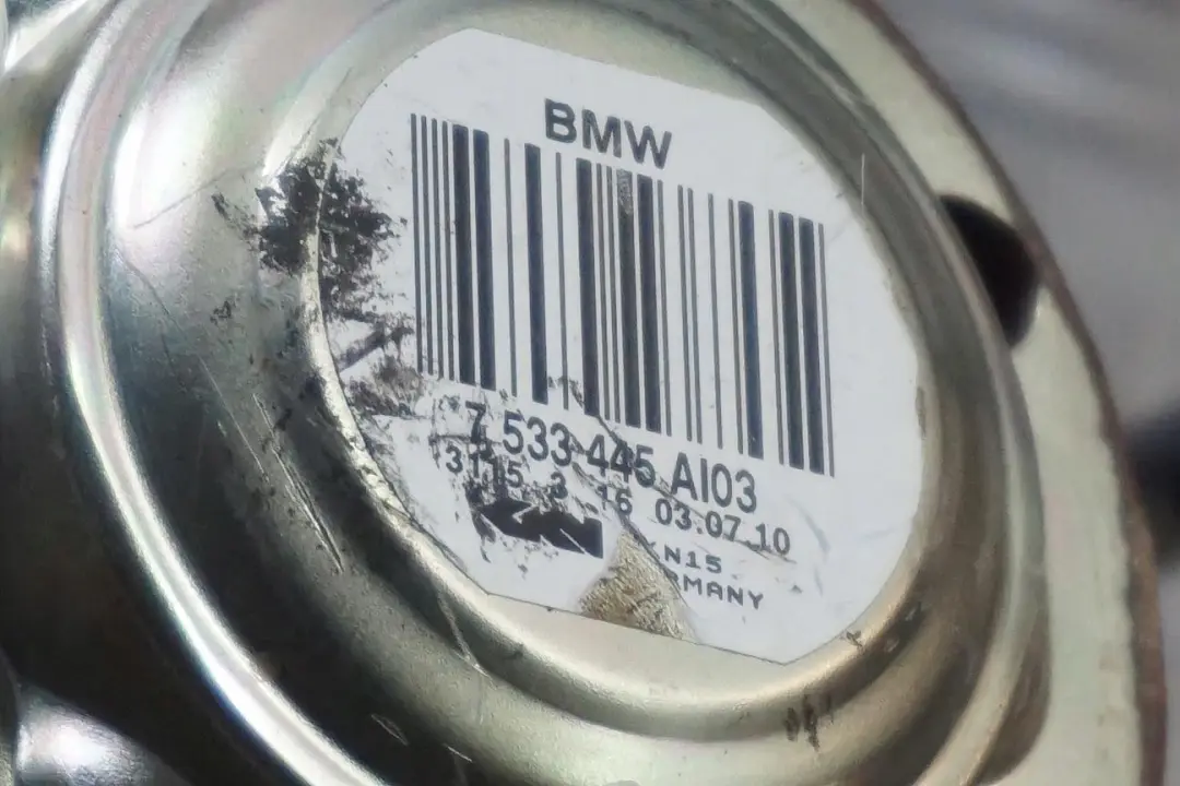 N47N 184PS Abtriebswelle Schwenklager Hinten Links für BMW 3 E91 LCI Kombi 320d mit Teilenummer 6783653 BMW 3 E91 LCI Kombi 320d N47N 184PS Abtriebswelle Schwenklager Hinten Links - SKU 6783653-4 - Teilenummer 6783653