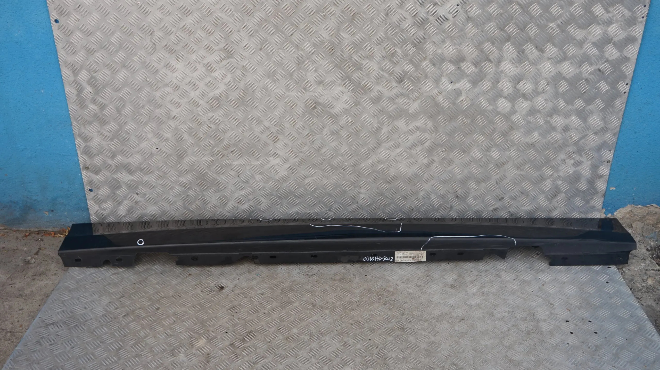 BMW E81 E82 E88 Listello Portiera Apertura Gonna Destra Nero