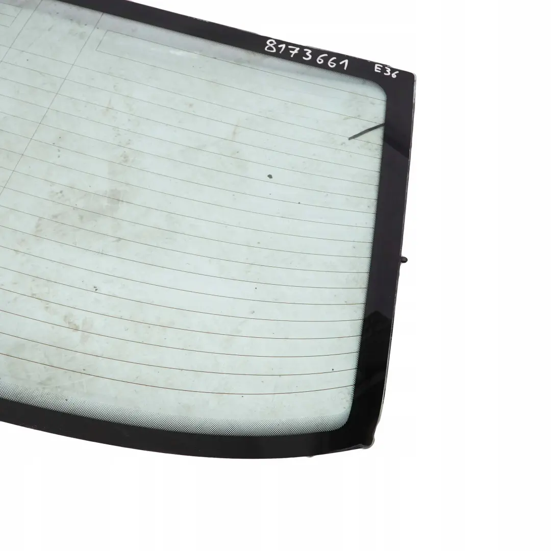 BMW E36 Sedan Szyba tylna tył AS2 - SKU 8173661 - Numer Części 7258175