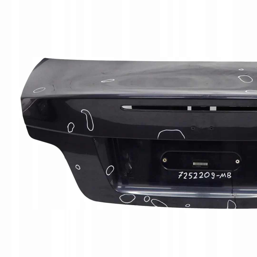 BMW 1 E82 Coupé Tailgate Bootlid Boot Lid Monacoblau Monaco Blue Metallic - A35 - SKU 7252209-MB - Part number 7252209