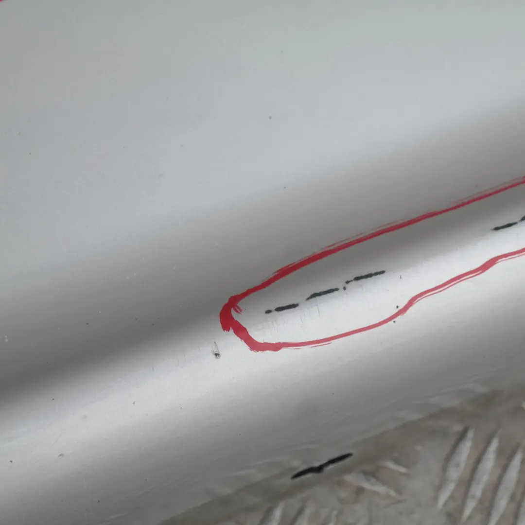 BMW E87 Listello Portiera Apertura Gonna Dx Argento-Titanio Sliber Metallo - SKU 0032948-TS6 - Numero di parte 32948