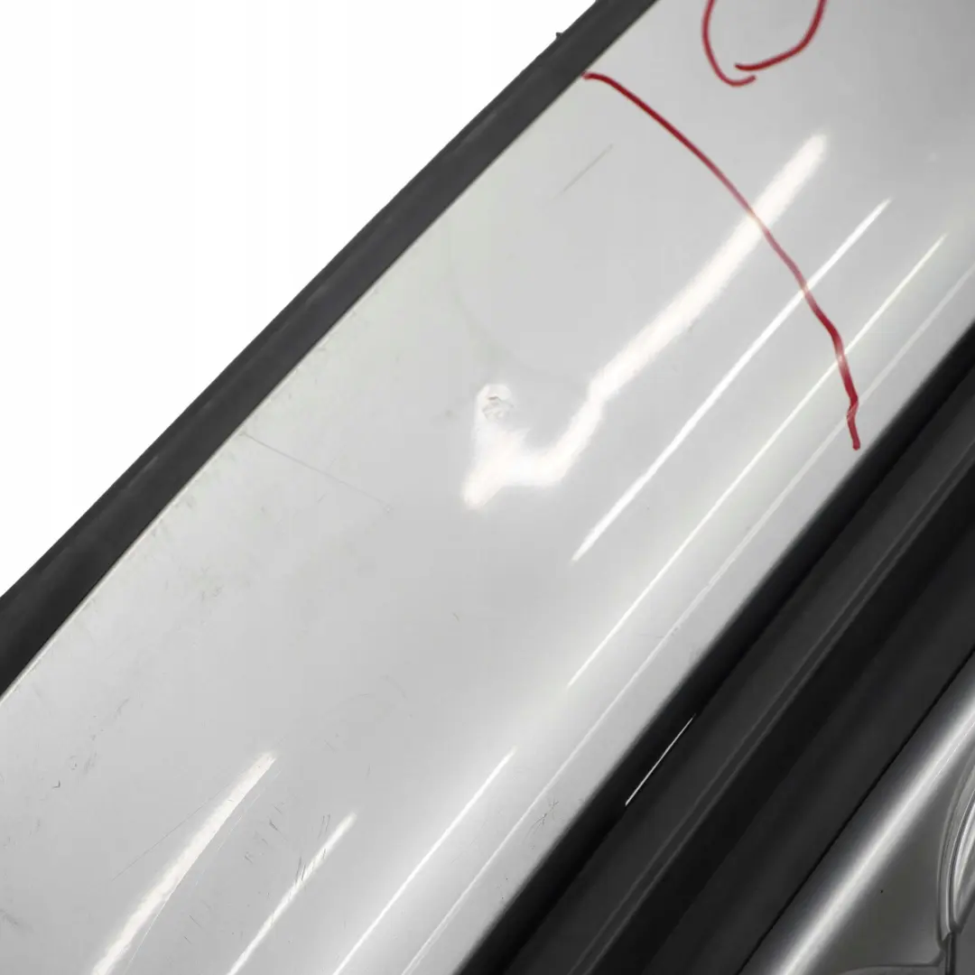 Bumper Trim Panel Titansilber Titan Silver Metallic 354 to BMW 3 E46 Touring Rear with Part number 0007425 BMW 3 E46 Touring Rear Bumper Trim Panel Titansilber Titan Silver Metallic 354 - SKU 0007425-TS - Part number 0007425