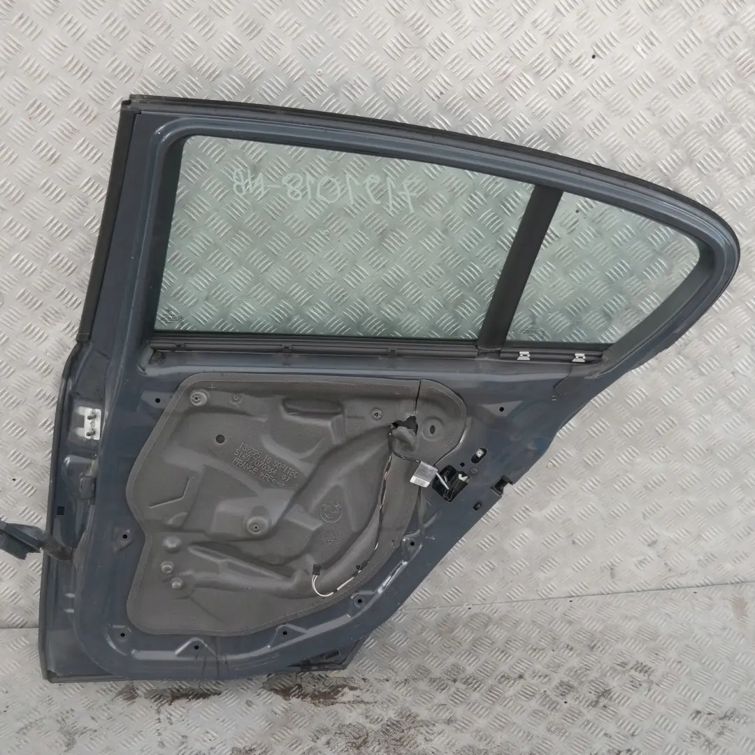 BMW 1 SERIES E87 E87N Door rear right O/S Montegoblau Montego Blue Metallic A51 - SKU 7191018-NB - Part number 7191018