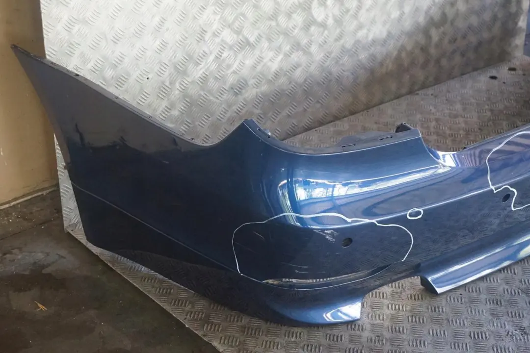 Bumper PDC Mysticblau Mystic Blue Metallic A07 to BMW 5 Series 2 E60 Saloon Rear with Part number 0149318 BMW 5 Series 2 E60 Saloon Rear Bumper PDC Mysticblau Mystic Blue Metallic A07 - SKU 0149318-MYS2 - Part number 0149318