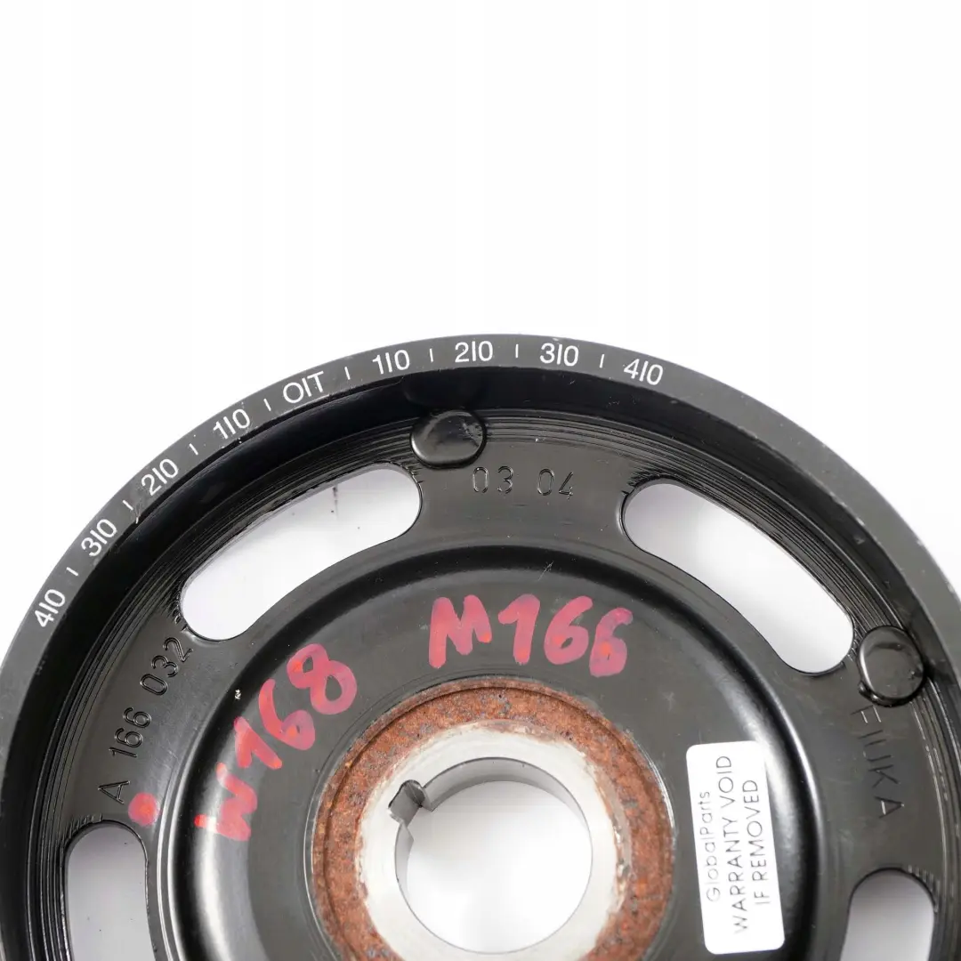Mercedes-Benz A-Class W168 M166 140 160 Petrol Crankshaft Pulley to with Part number A1660320304 Mercedes-Benz A-Class W168 M166 140 160 Petrol Crankshaft Pulley - SKU A1660320304 - Part number A1660320304