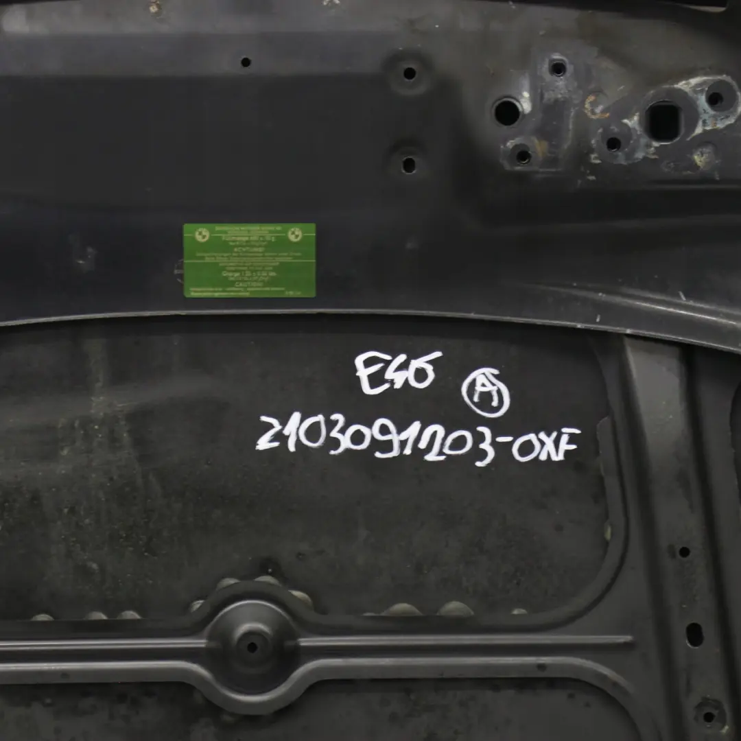 BMW E46 Kombi Maska pokrywa silnika Oxfordgruen - SKU 2103091203-OXF - Numer Części 4161 7042893